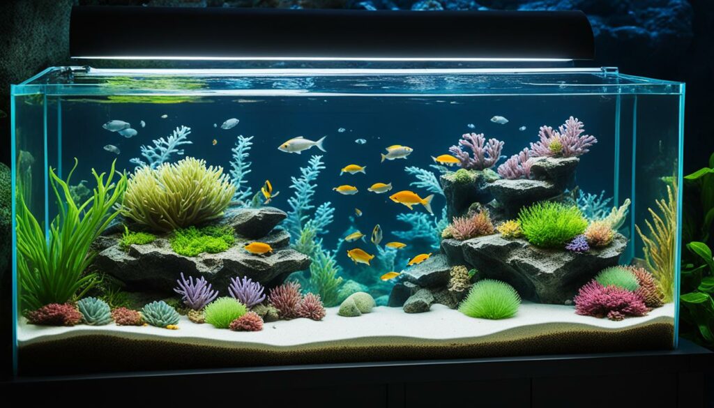 Aquariengestaltung für Schlafstellungen